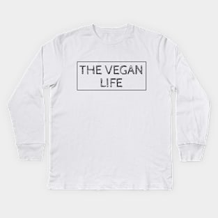 THE VEGAN LIFE Kids Long Sleeve T-Shirt